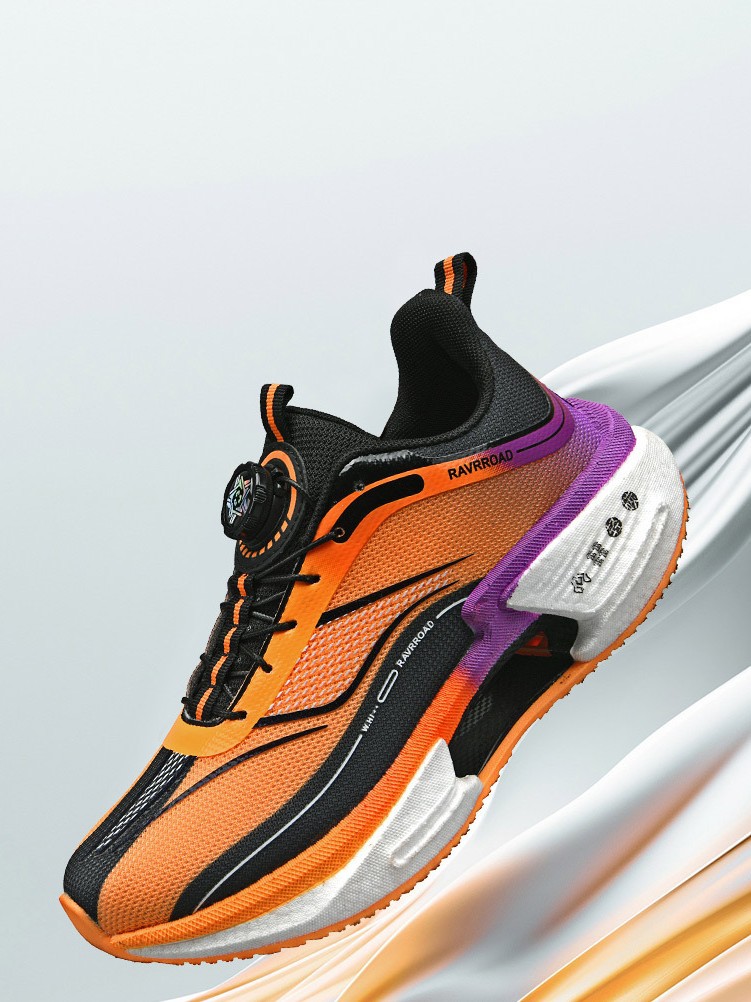 Jueying 3 Carbon Board Running Shoes Students Spring Sports Test Free Lace-up Rotating Buckle Big Children sneaker Racing Shock Absorbing Running