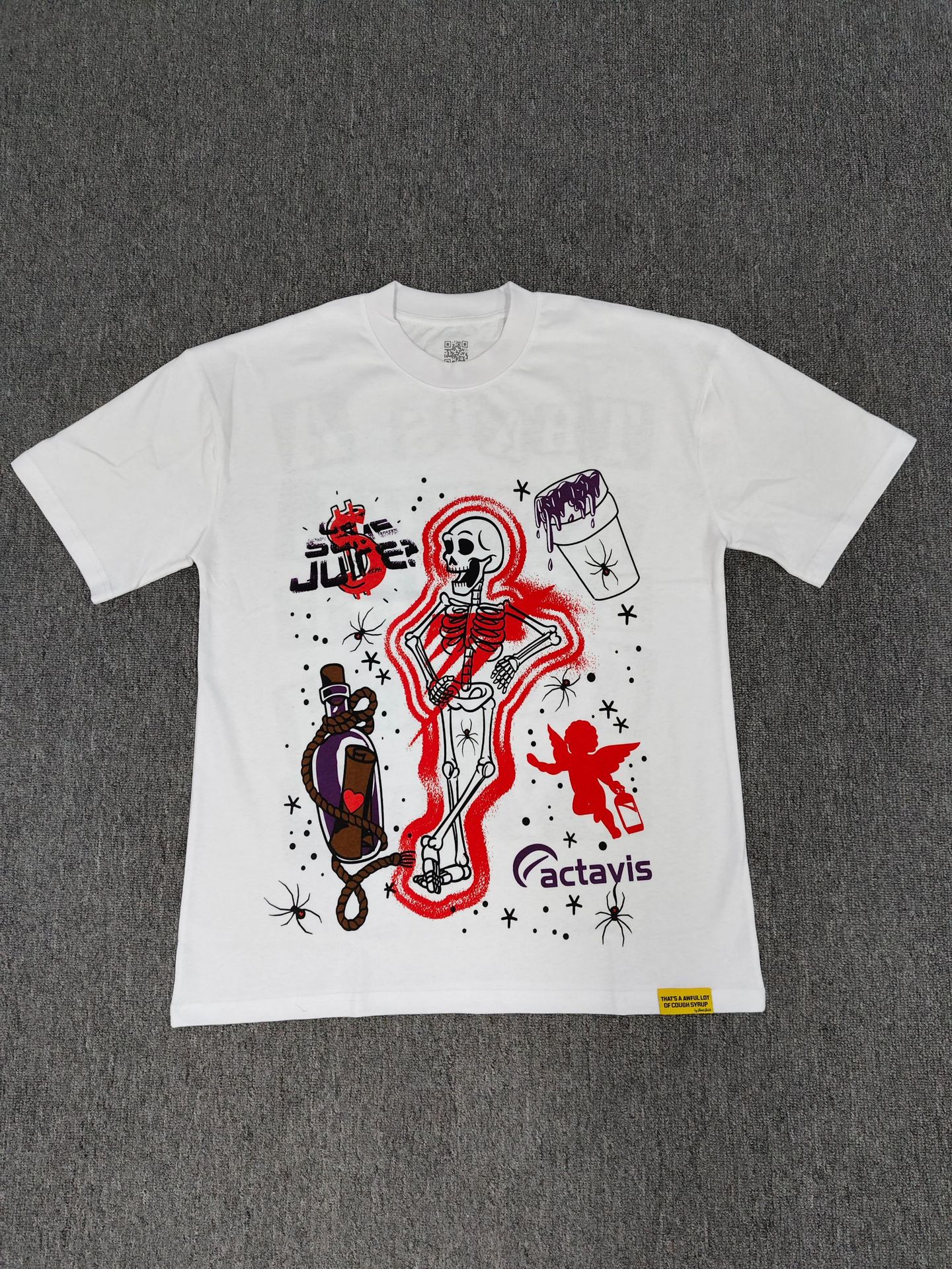 That's a Awful Lot of Cough Syrup Cross-Border Cartoon Animation Printed Cotton Short-Sleeved T-Shirt
