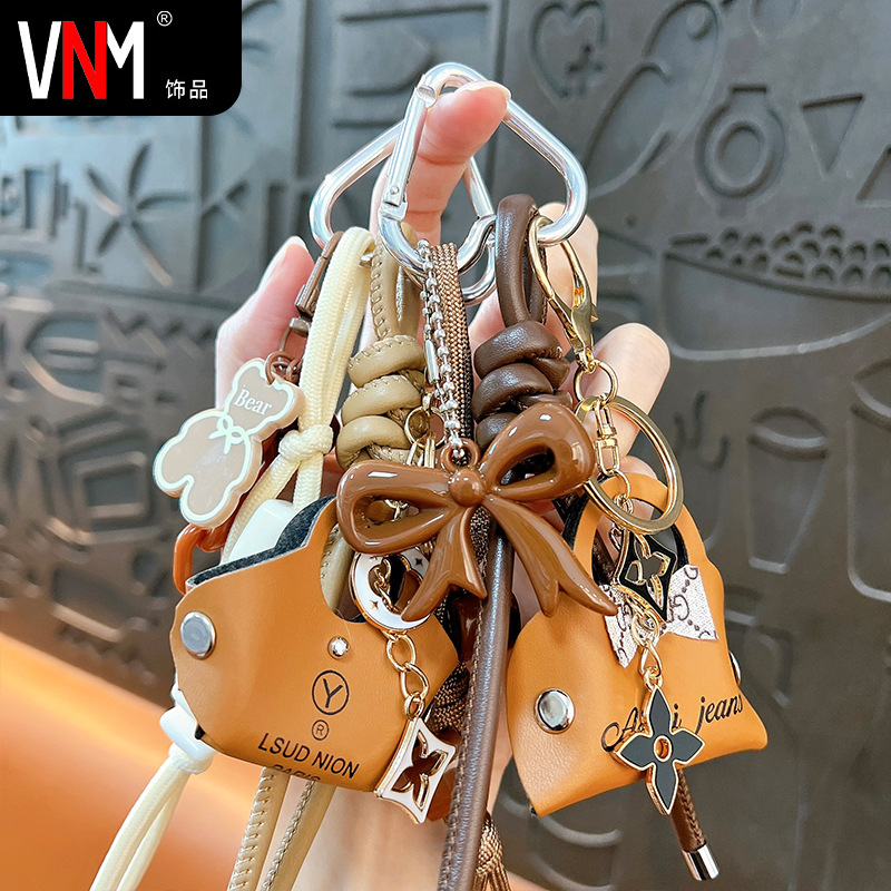 Cross-Border Coin Purse Pendant, Mini Bag Keychain, Pu Car Pendant, Bag Accessories, High-End Small Gifts