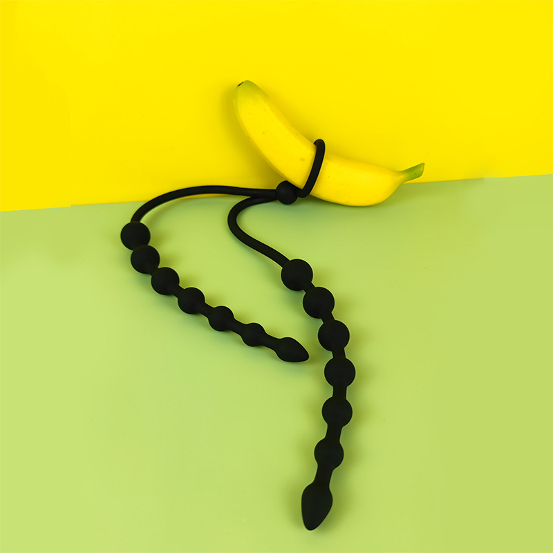 Men's Sex Toys Delayed Precision Lock Ring Back Court Pull Beads SM Penile Ring Adult sex cock ring