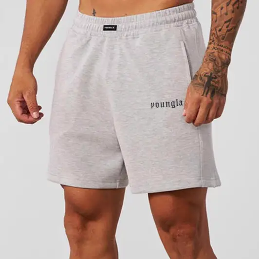 YOUNGLA American New arrival Muscle Fitness Running Straight-leg shorts Summer Casual Trendy Loose Pants