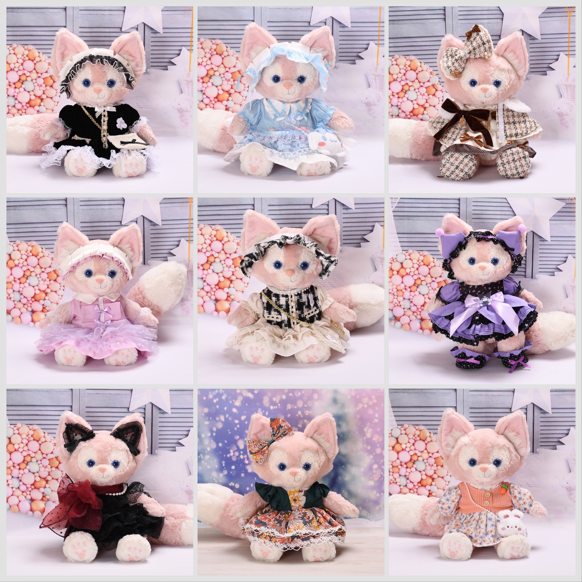 No. S 40cm Ling na Bei Er for clothes lolita dress suit Fox doll cute Lolita doll clothes