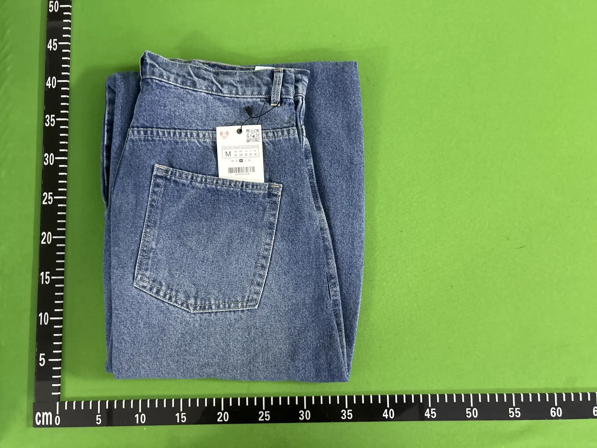 Cabinet 329! Za Autumn New Men's Clothing Balloon-Style Loose Washed Sickle and Scythe Casual Jeans 3991370