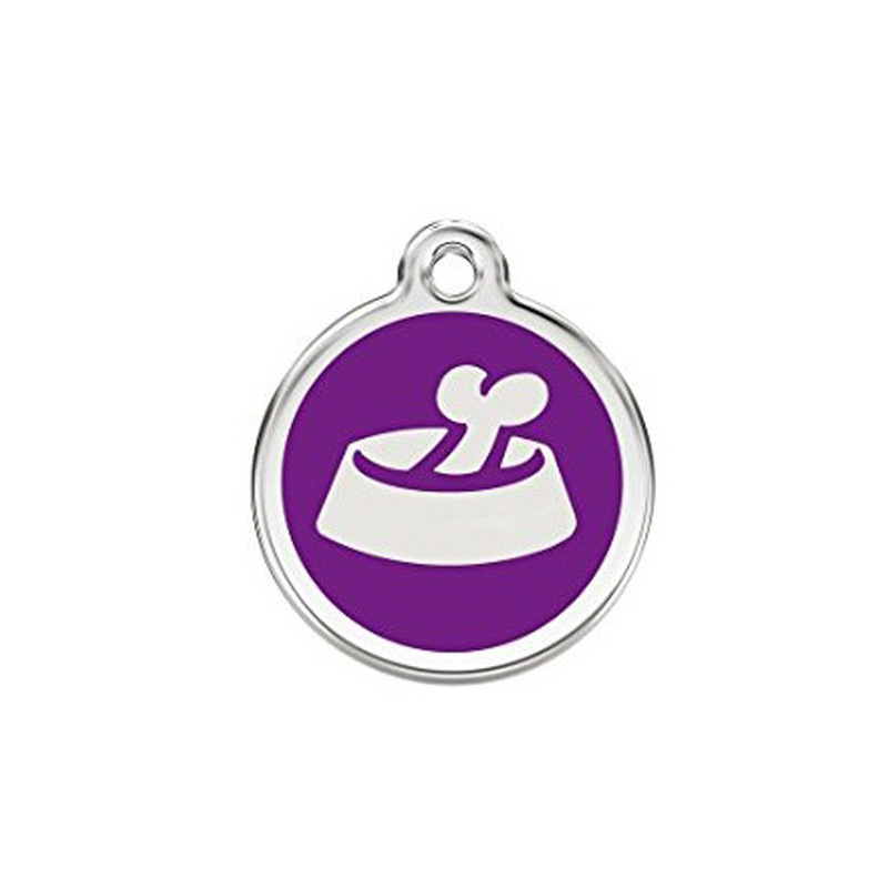 Metal Pet Necklace Dog Basin Dog Tag Lettering Zinc Alloy Pendant Cute Pet Dog Brand Necklace Factory Direct Purchase