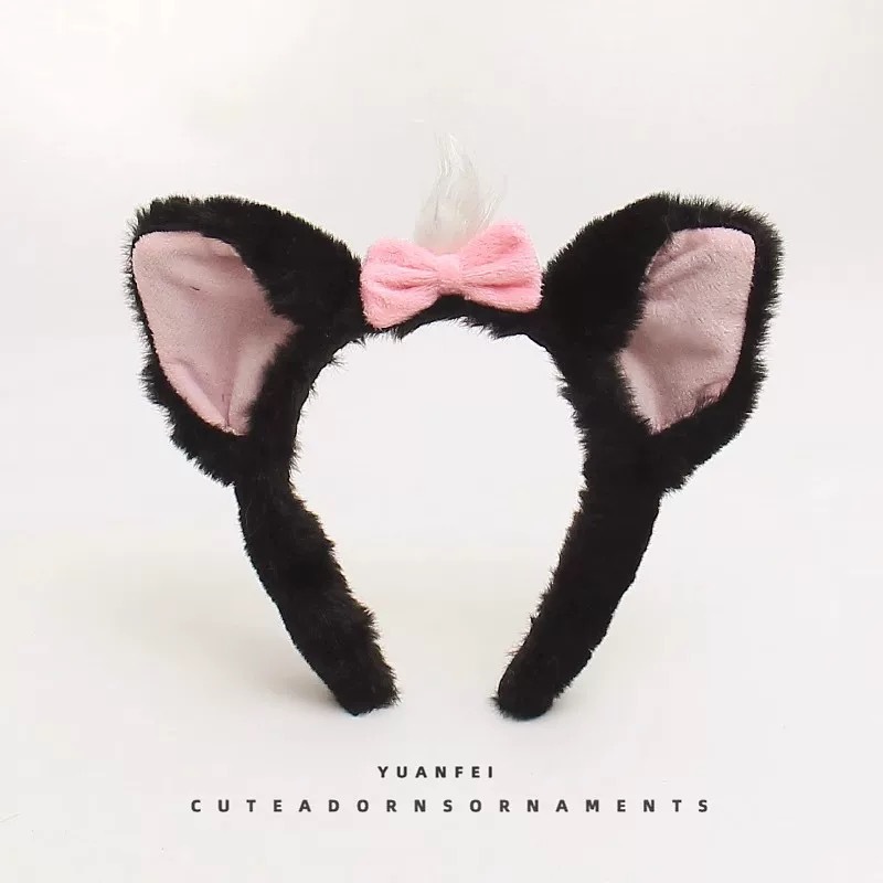 Cute Cat Ear Headband Plush Cartoon Headwear for Girls to Sell Cute Photos to Dress up Face Wash Hairpin Facial Mask Headband
