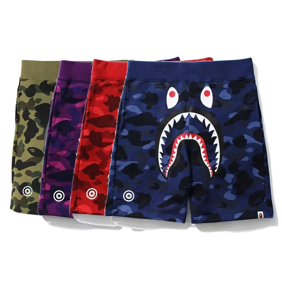 Cross-border a generation of Japanese fashion brand new shark shorts men's and women's camouflage casual Japanese casual shorts