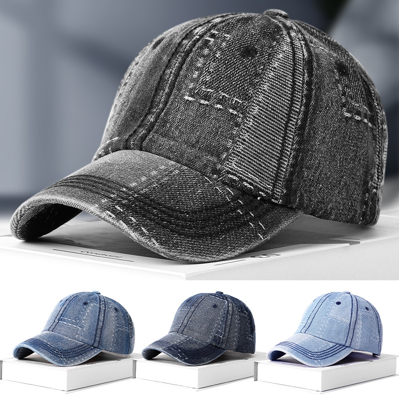 Cap women's new hat men's baseball cap face small tide brand women's cowboy hat men's four seasons hat
