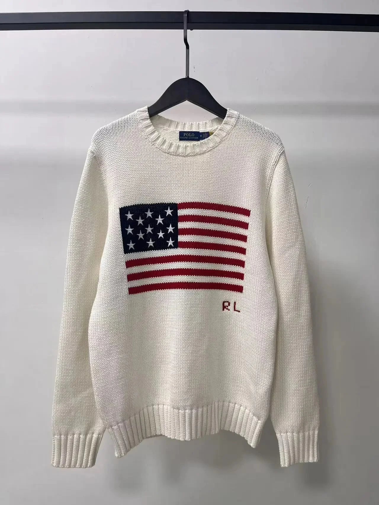 Polo RL American Flag Sweater