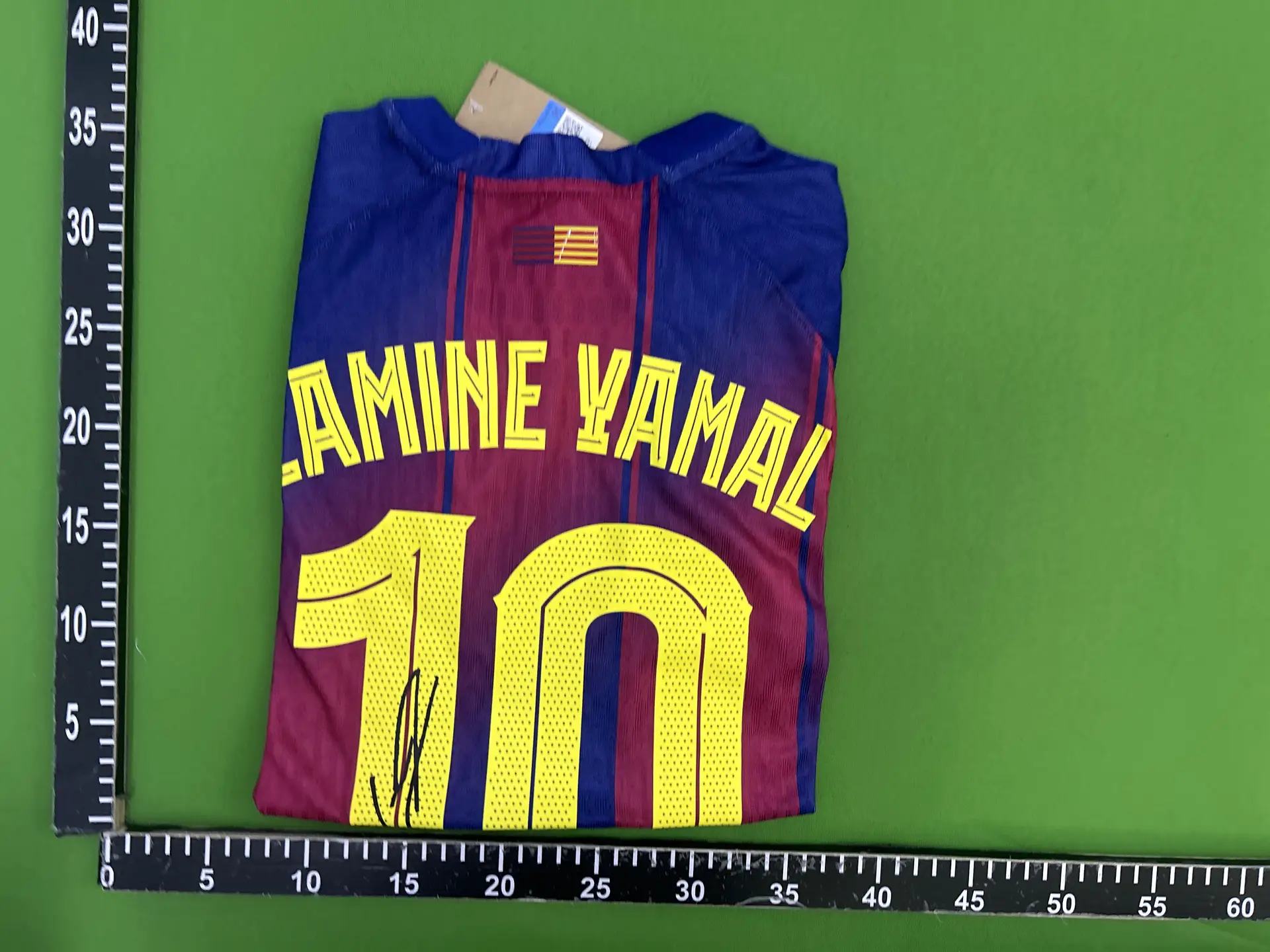 5-6 Barcelona home, Yamal, signed jersey, short sleeved football jersey, birthday gift
