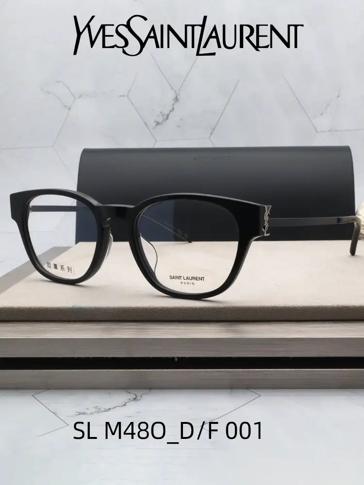 New Product Ysl Yves Saint Laurent Capsule Series Slm48O_A/F Glasses Frame Women's Capsule Series Plate Glasses Frame
