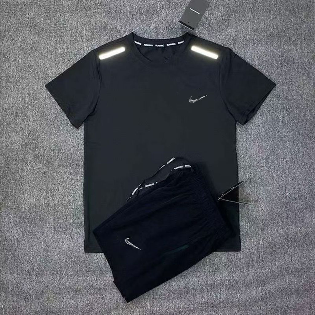 2026 Summer Quick-Drying T-Shirt Track and Field Training Short-Sleeved Sports Suit Men's and Women's Sports Running Fitness Clothes Customization
