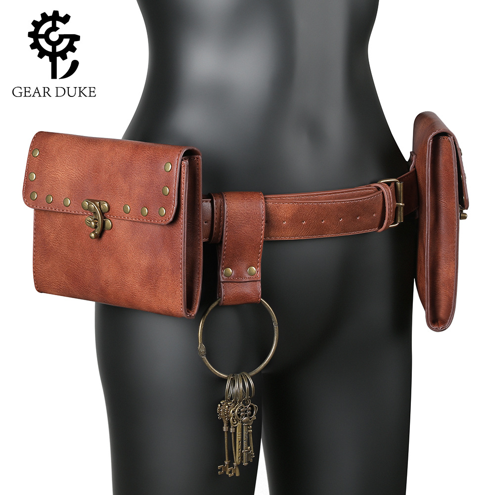 Foreign trade wholesale new bag women's European and American retro ladies waist bag mini outdoor mobile phone change clothing accessories