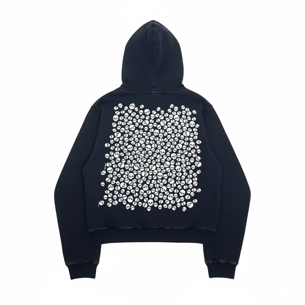 Prism Street Dark Style Oversized Loose Warm American Men's and Women's Hooded Hoodie