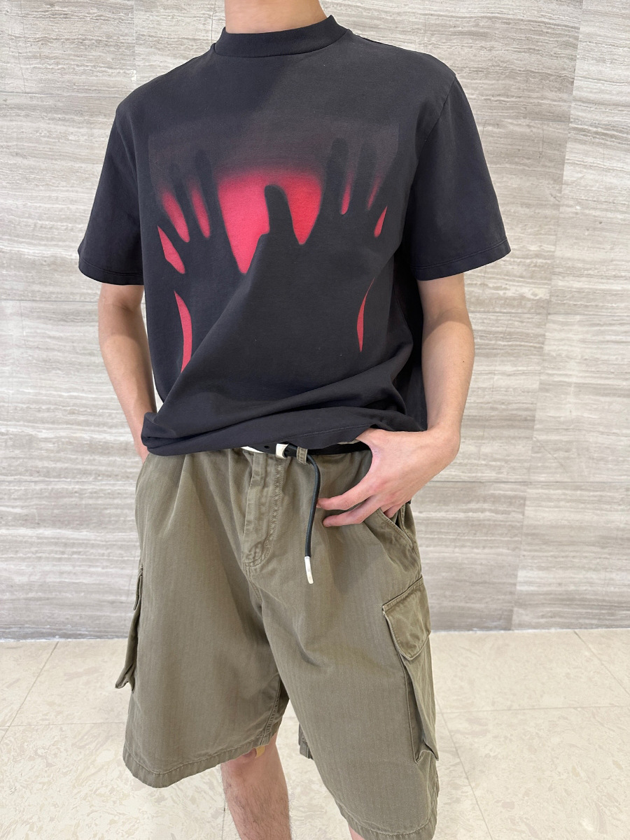 [Clearout, Non-Returnable] Vintage Texture, Retro and Fashionable, Same Style Hiking Workwear for Men and Women, Mid-Length Shorts, Trendy
