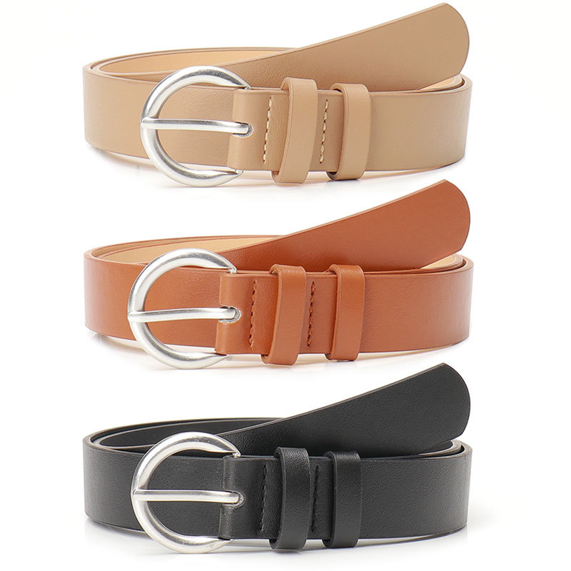 New Ins Style Fashionable Pin Buckle Women's Belt Korean Style Simple Decorative Coat Jeans High-end Sense Belt for Women