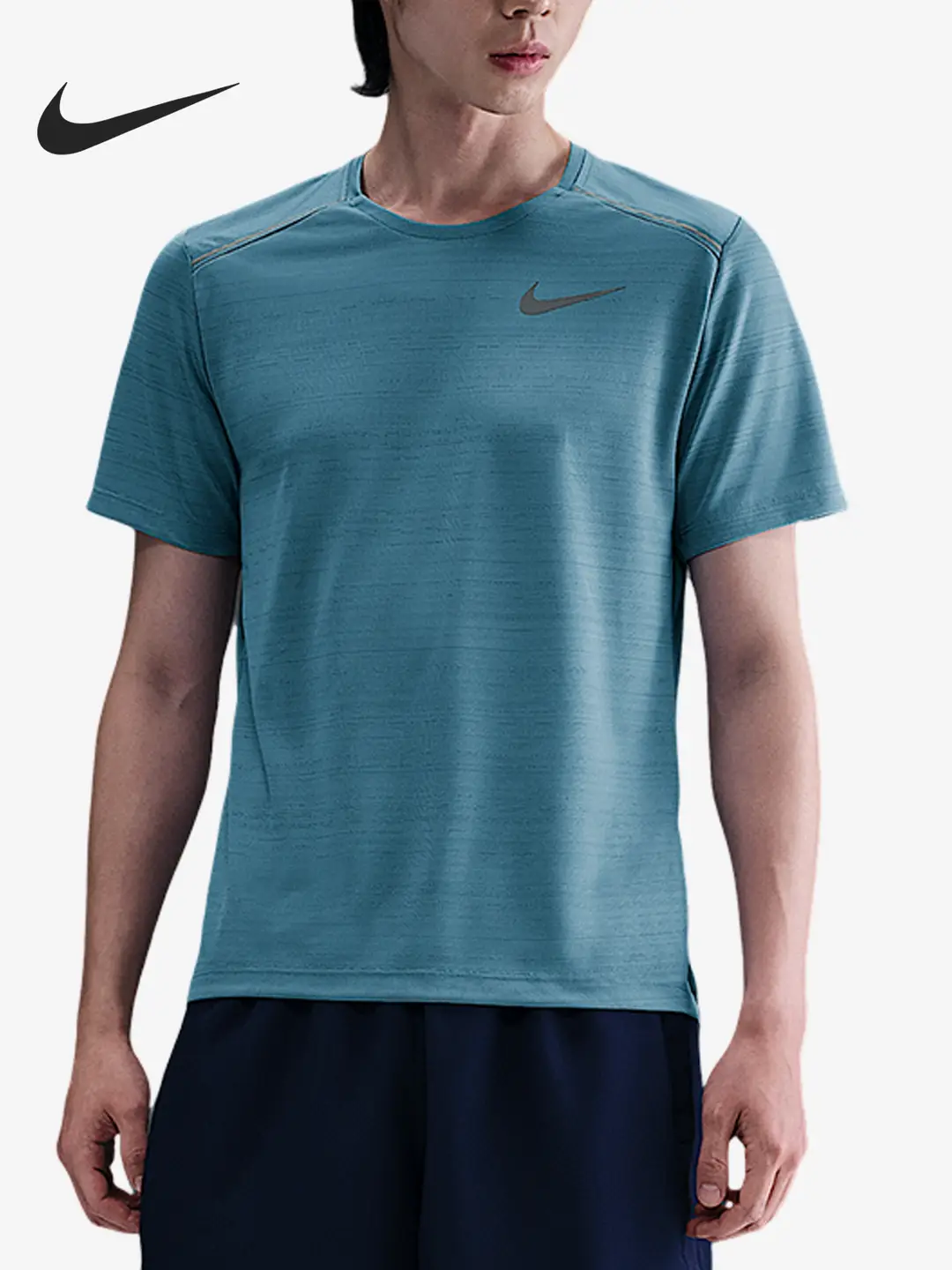 Nike Official Genuine Dri-Fit Men's Sports Running Training Breathable Short Sleeve Aj7566-464
