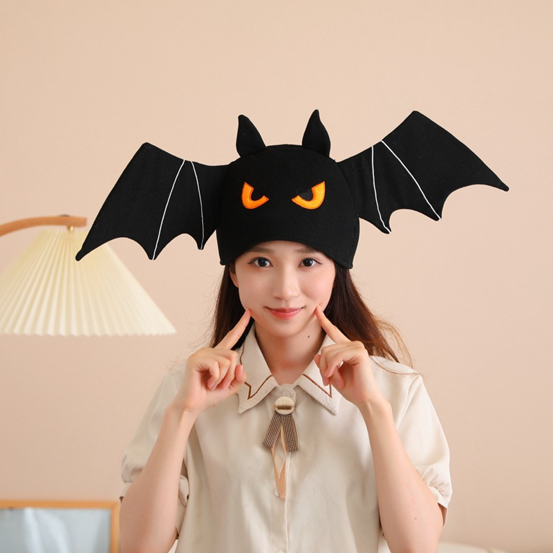 Halloween Cosplay Big Bat Headgear Land Cartoon Cute Animal Festival Party Costume Performance Props