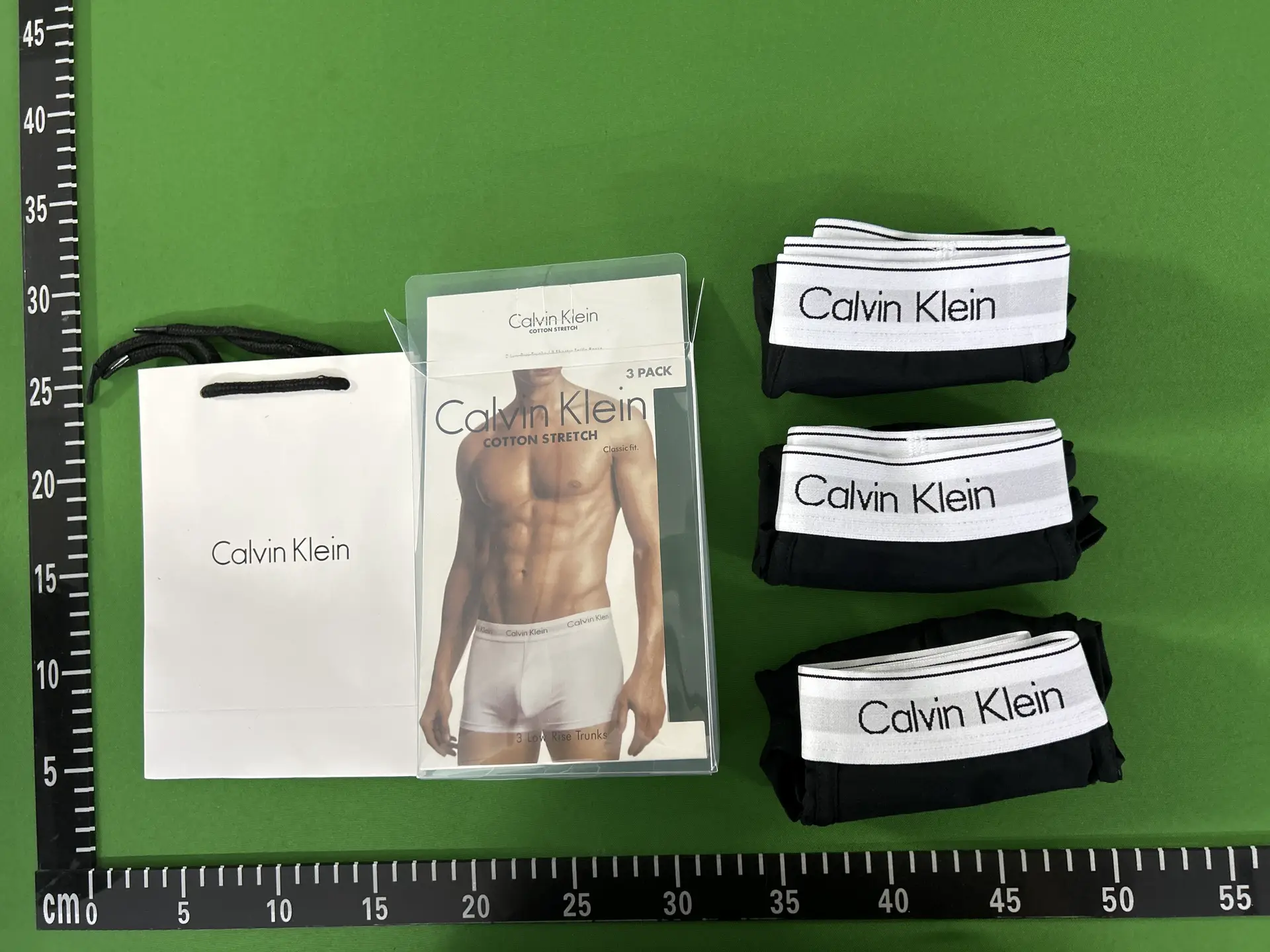 Calvin Klein Cotton Stretch 3 Pack Low Rise Trunks