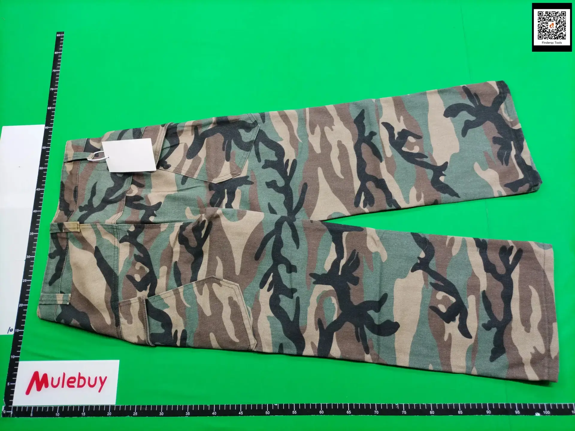 Fashionable Autumn American Camouflage Crowd Pants Men's High Street Retro Multi-pocket Pleated Loose Straight Casual All-match Pants