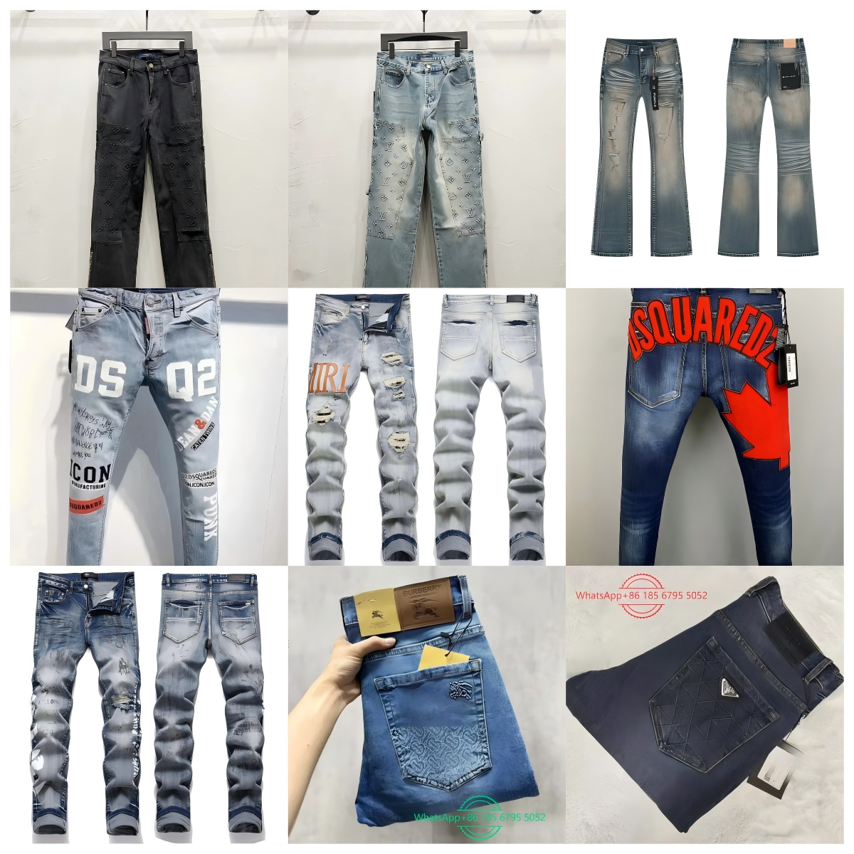 D1-爆款牛仔裤合集-WhatsApp:+86 13641894926