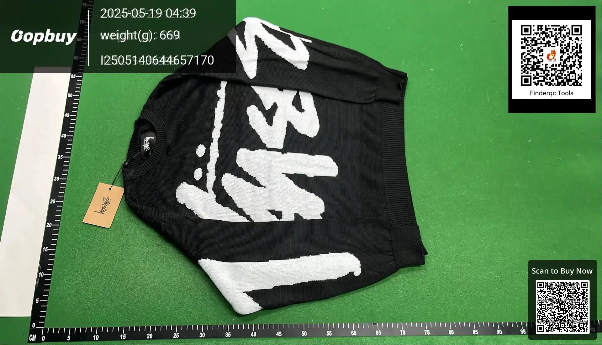 23S STU New Knitwear Arc Letter Print Men's and Women's Sweater Couple's All-Match Long Sleeve