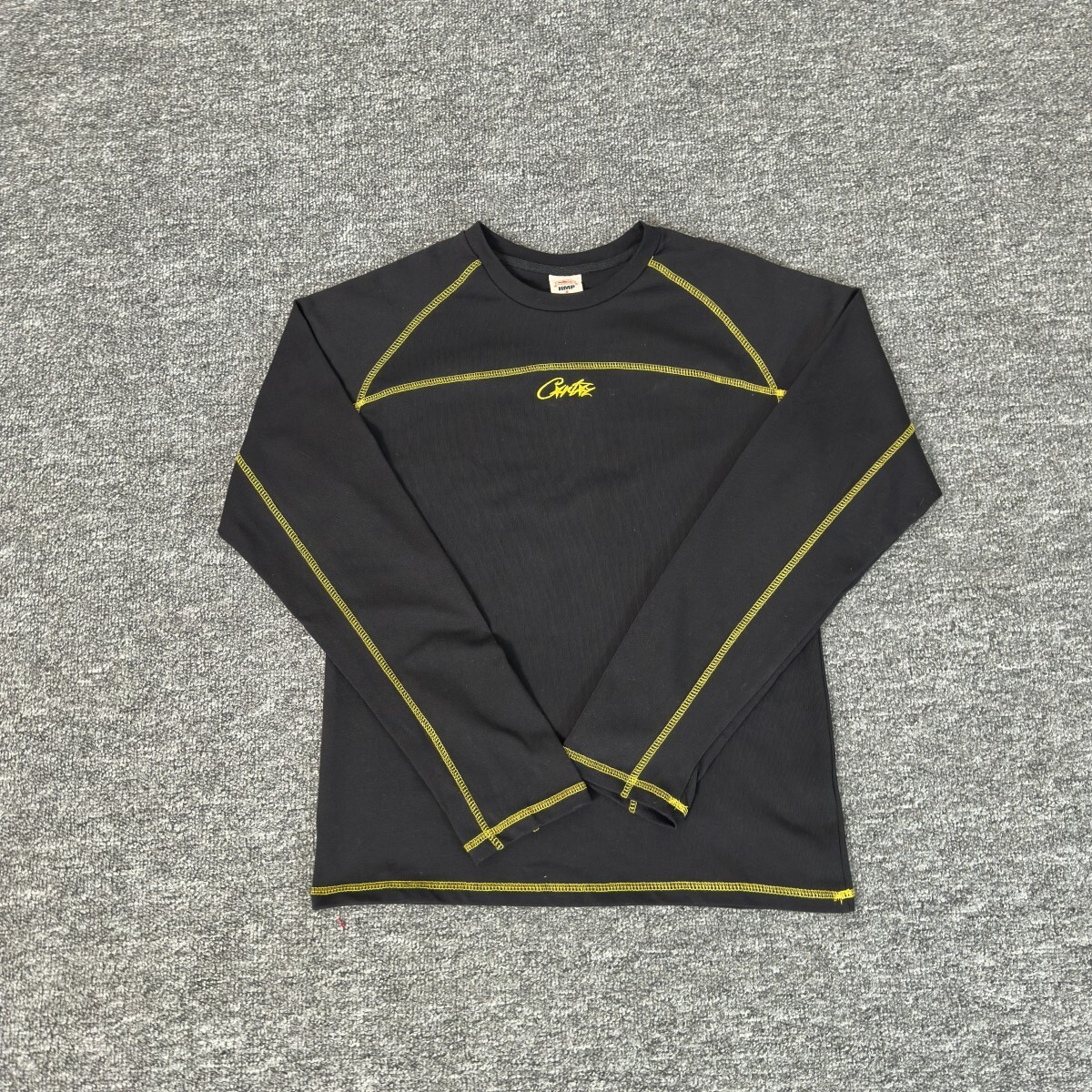 New Corteiz Alcatraz Embroidered Logo Casual Sports Bottoming Shirt for Men and Women Versatile Long-Sleeved T-Shirt