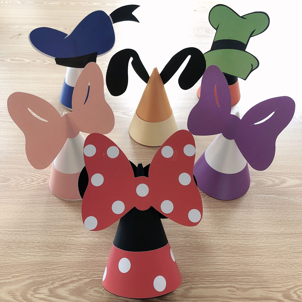 Internet Celebrity Style Quirky Cartoon Birthday Hat Festival Party Costume Photo Prop Hat Custom Creative Birthday Hat