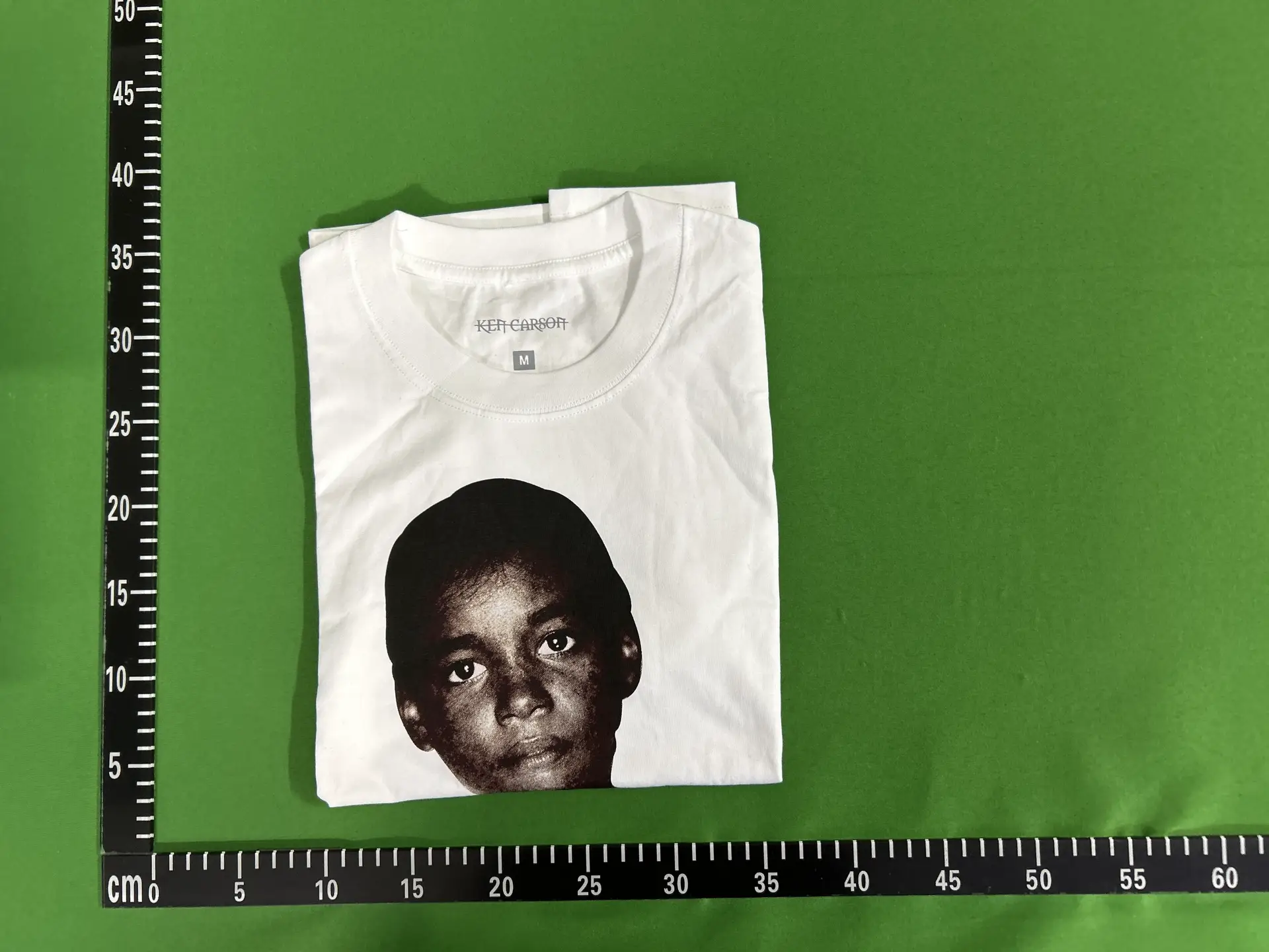 KEN CARSON White Portrait T-Shirt