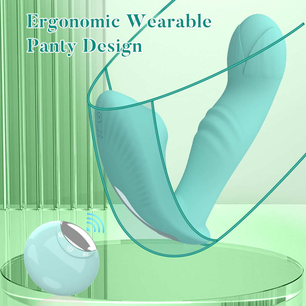 Wear and Go Out Remote Control Sucking Remote Charging Vibrating Massager Adult Sex Toys Wholesale Female Masturbation Device