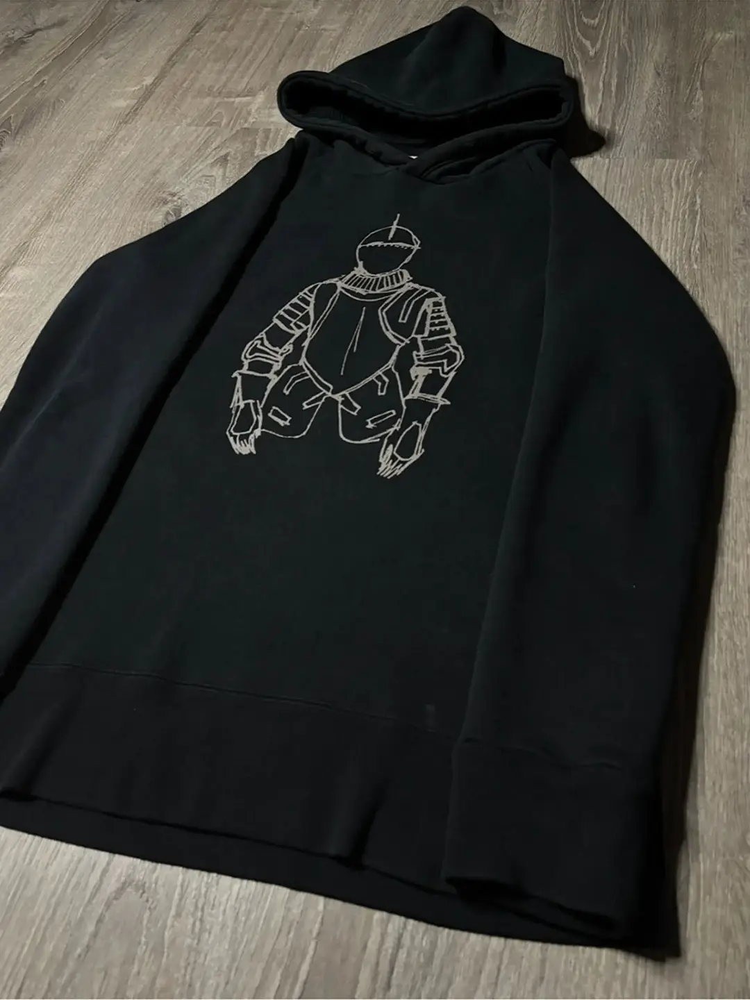 Number(N)Ine Style Aw00 Knighthoodie Knight Hooded Pullover Sports Sweatshirt