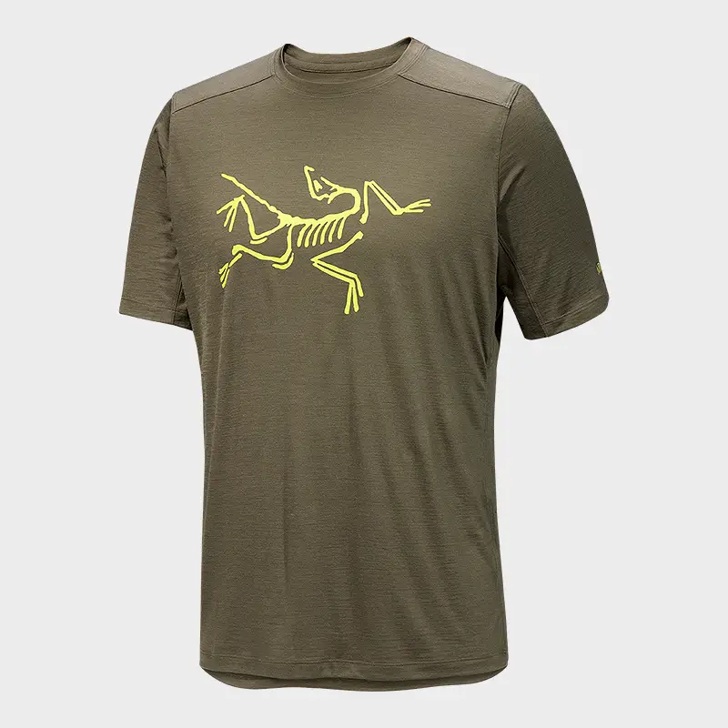Arc'teryx Arc Teryx Ionia Merino Wool Logo Breathable Men Wool Short-Sleeve T-shirt
