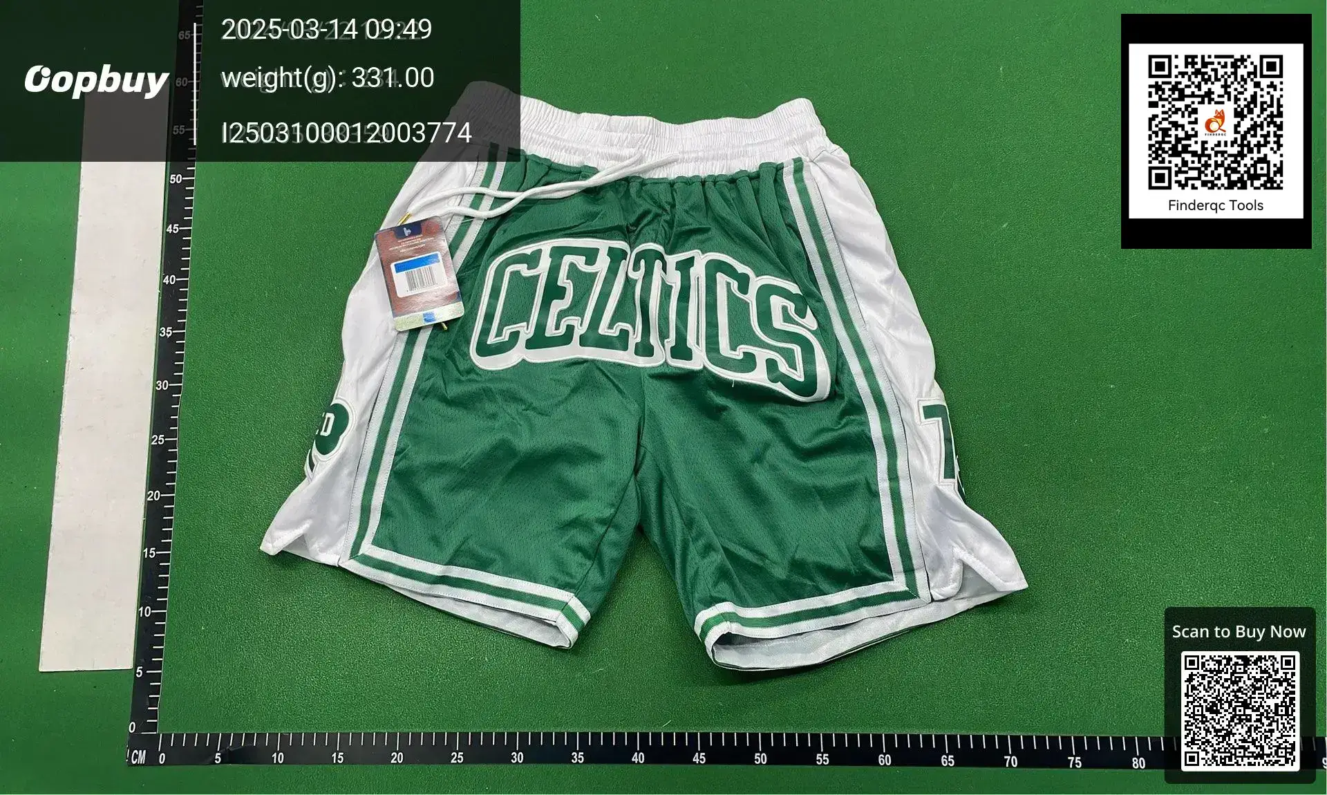 Boston Celtics Basketball Shorts