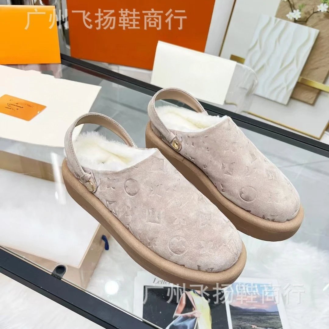 V拖鞋/包头一脚蹬女鞋 / 【op-quality edition 】 Foto QC de WEIDIAN na Qualit.ly