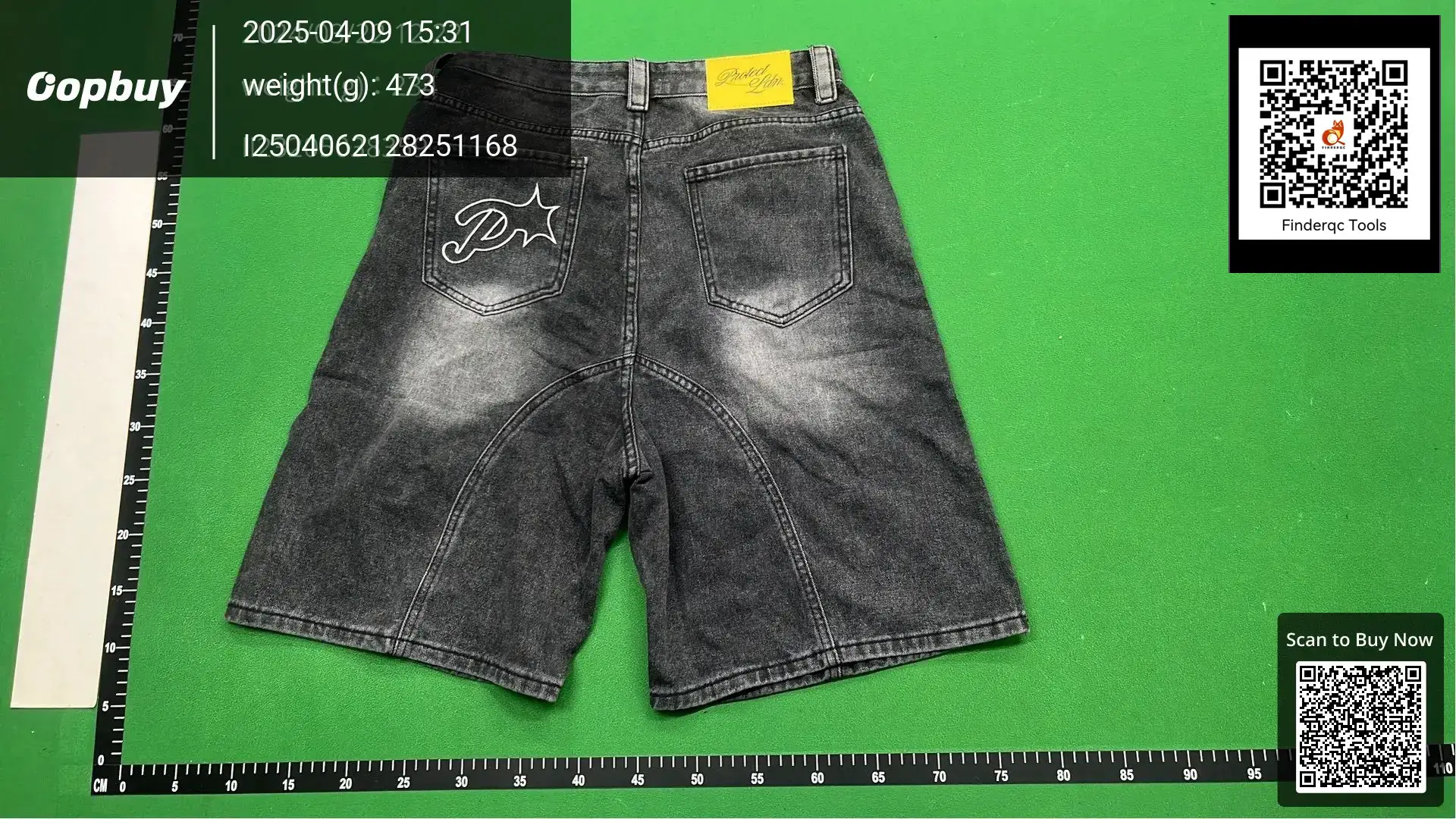 European and American Cross-border Retro Casual American Street Embroidery Trendy Loose Harajuku Washed Denim Shorts Summer Shorts
