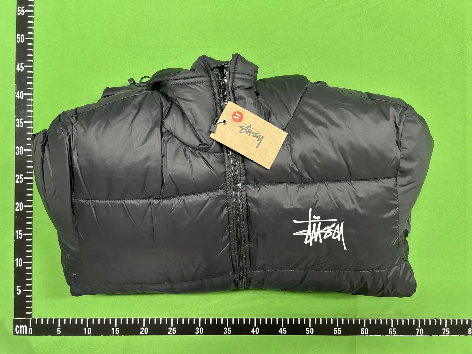 Stussy Puffer Jacket Black