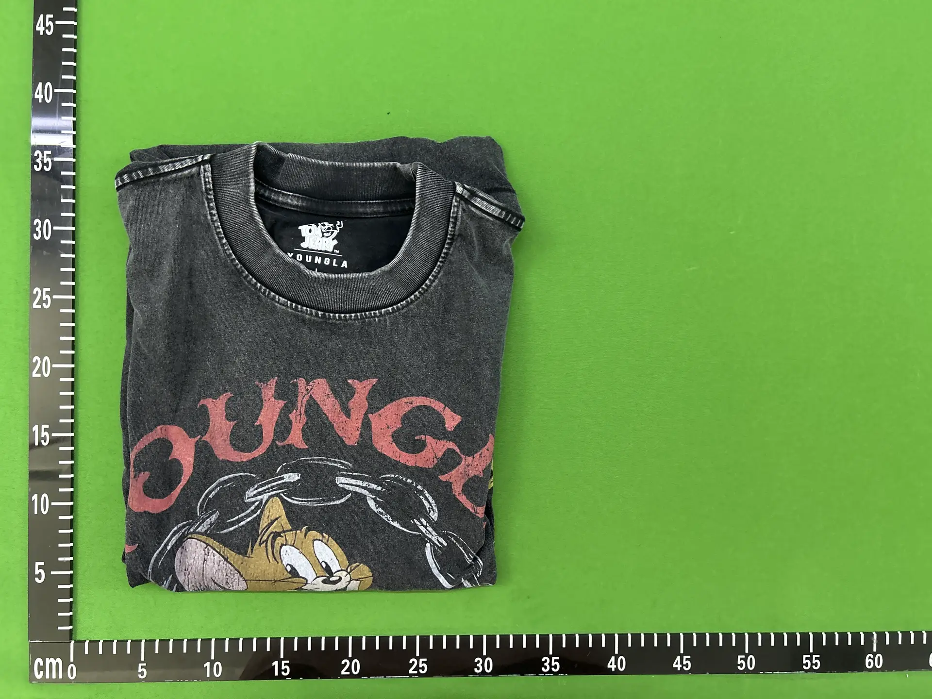 Youngla's New Co-Branded Pure Cotton Washed Sports Fitness Loose Summer Short-Sleeved Printed T-Shirt Is Casual and Versatile