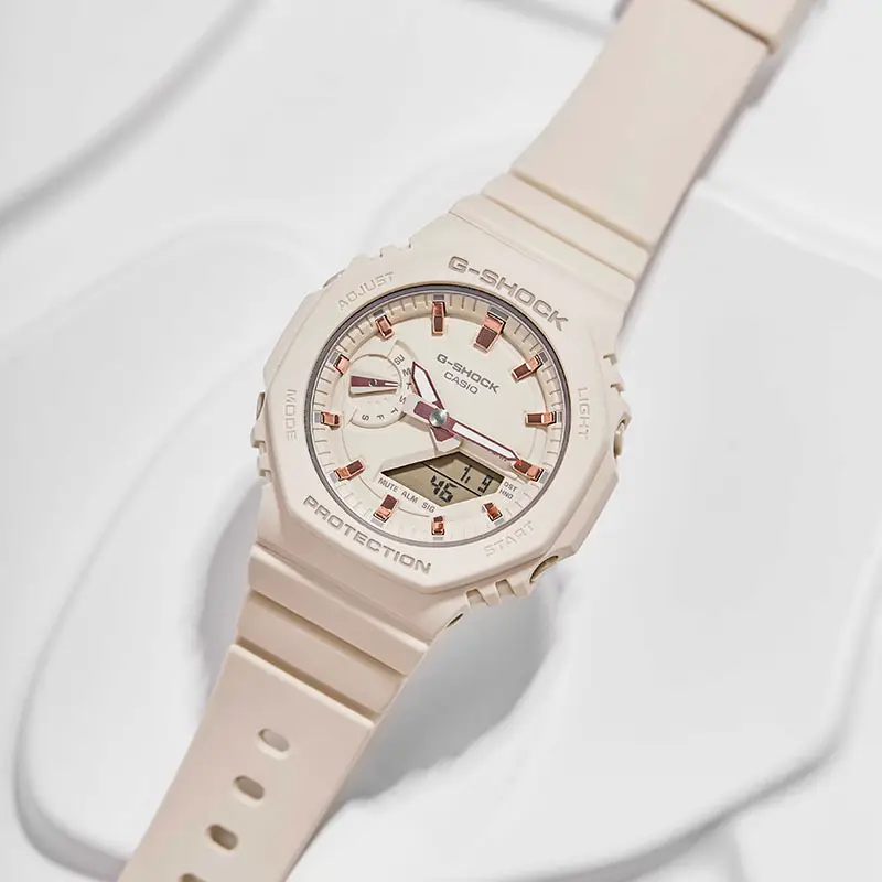 Casio Casio Watch GSHock Farm Oak Waterproof Cherry Blossom Powder Student Electronic Watch GMA-S2100