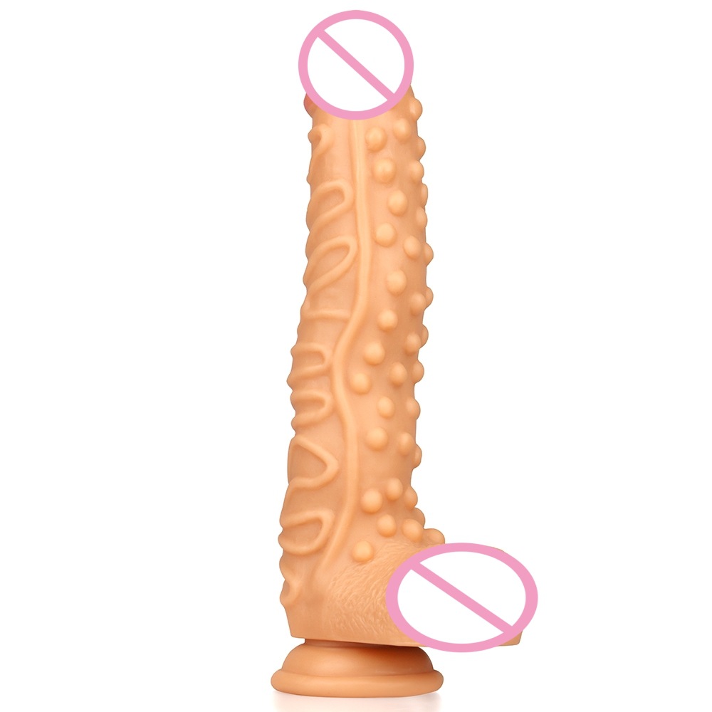 Amazon Cross-Border Extra-Large Transparent Artificial Dildo for Women, Adult Alternative Sex Toy for Orgasm, Jj Fake Penis