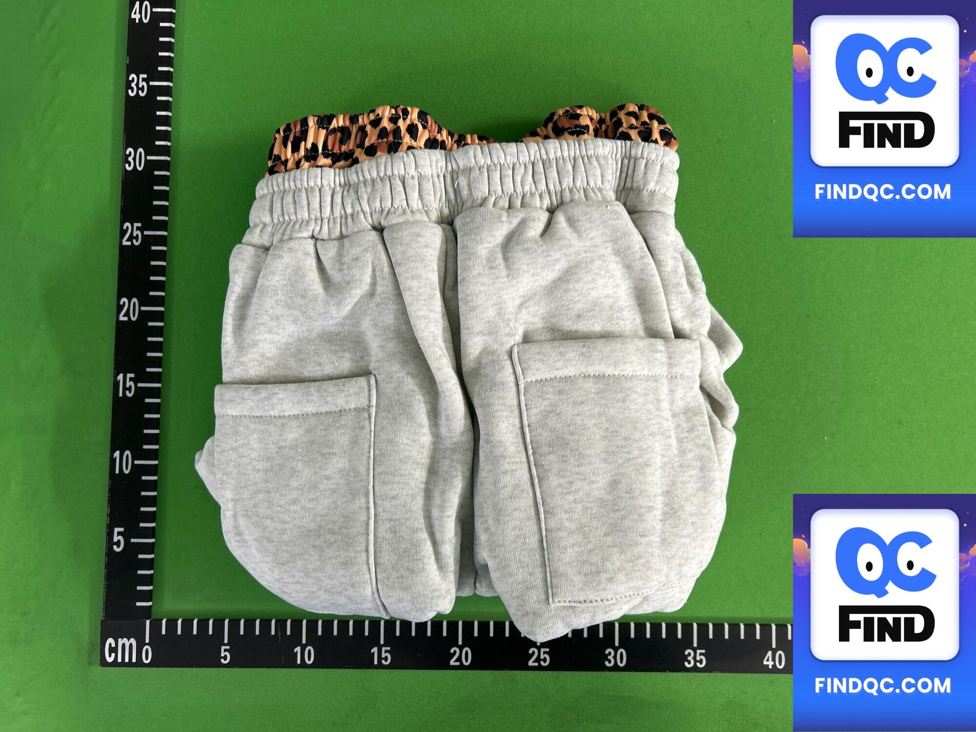 European and American Cross-Border Summer Street Fashion Casual Loose Men's and Women's Shorts Leopard Print Fake Two-Piece Double Waist Shorts QC