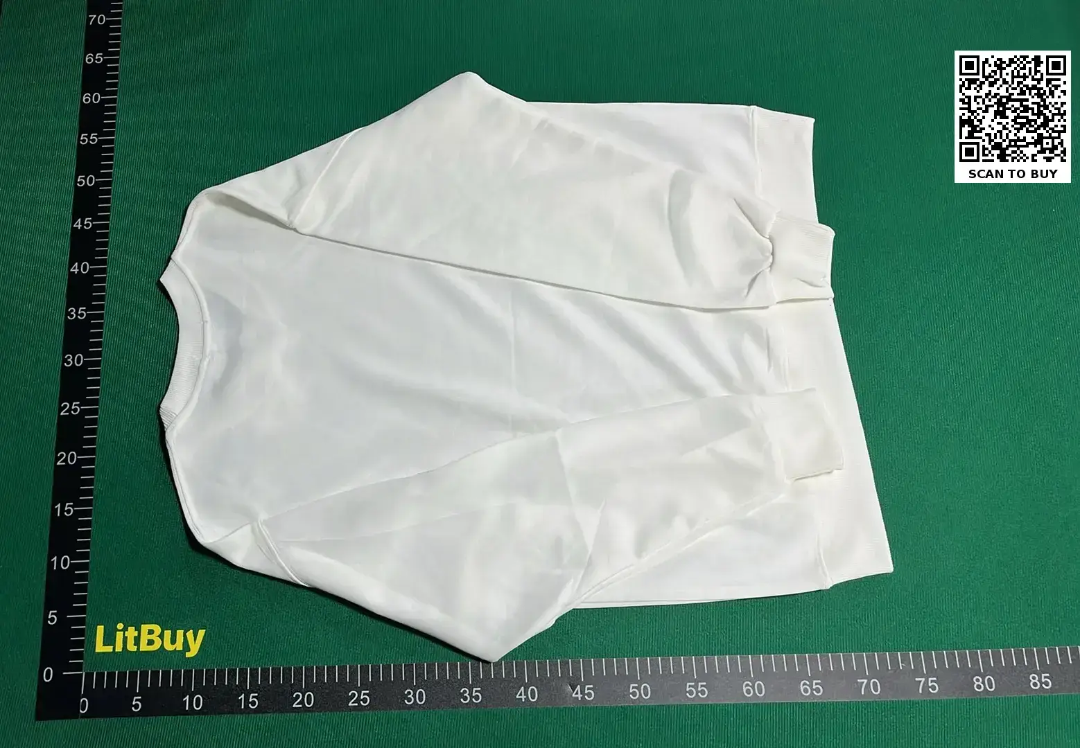 LitBuy White Long Sleeve Shirt