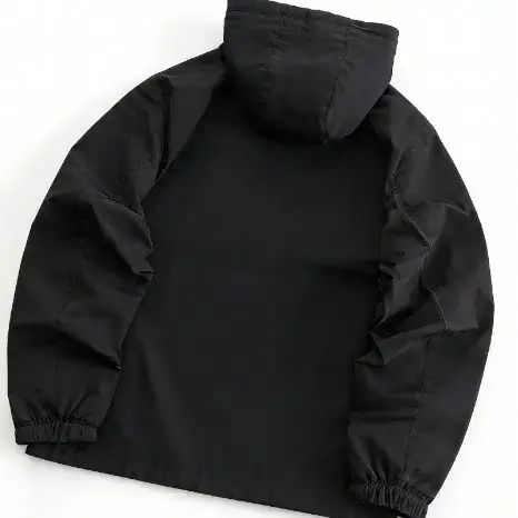Black Zip-Up Hoodie