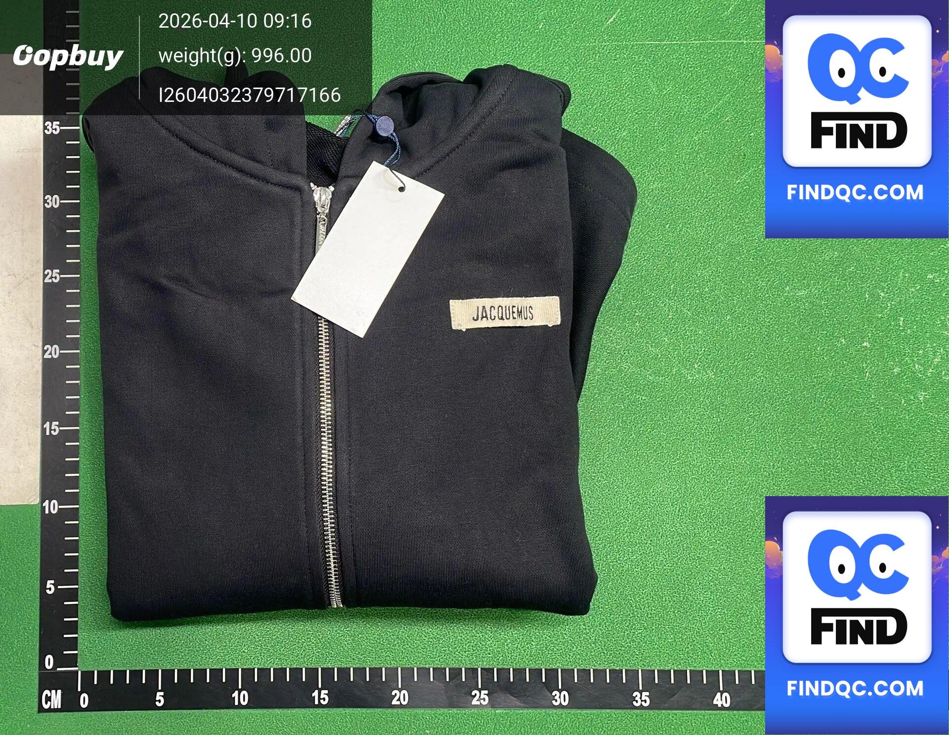 In-Stock 2025 Early Autumn Jacquemus Long-Sleeve Sweatshirt Trendy Men's Zip-Up Loose Hoodie Unisex QC