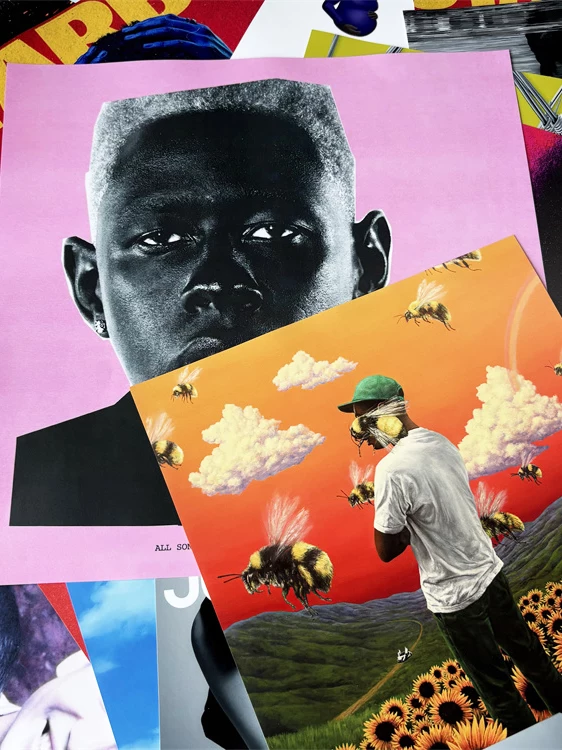 Tyler the Creator Poster Album Cover Rap Hip-Hop Singer European and American Bar Decoration Hanging Picture Foto QC de TAOBAO na Qualit.ly