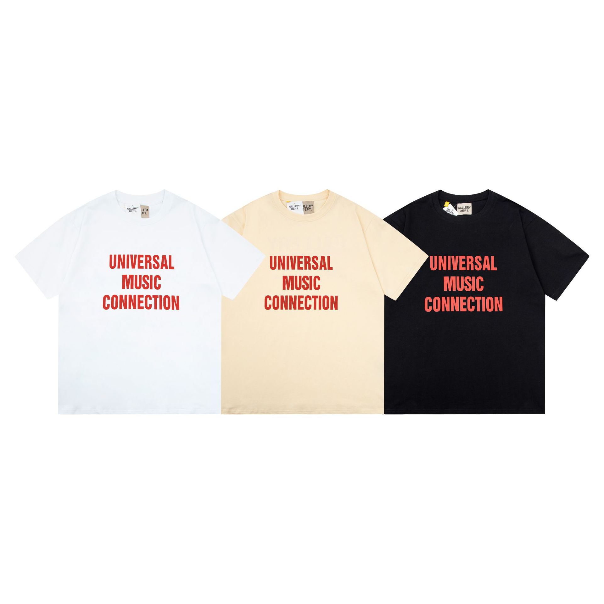 2024 cross-border popular gallery dept gallery new letter printing men's and women's loose casual short-sleeved T-shirt
