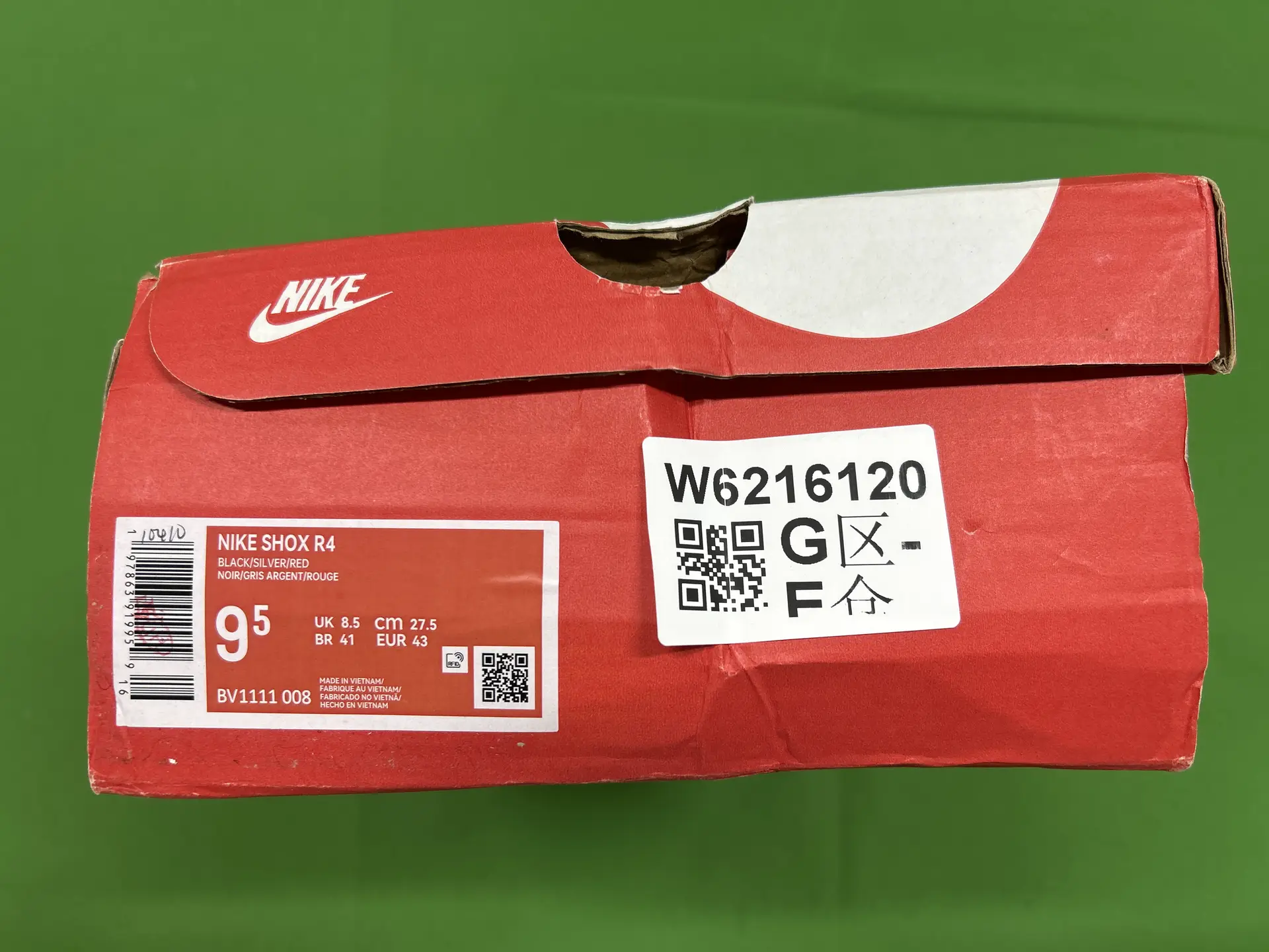 Nike Shox R4 Black/Silver/Red