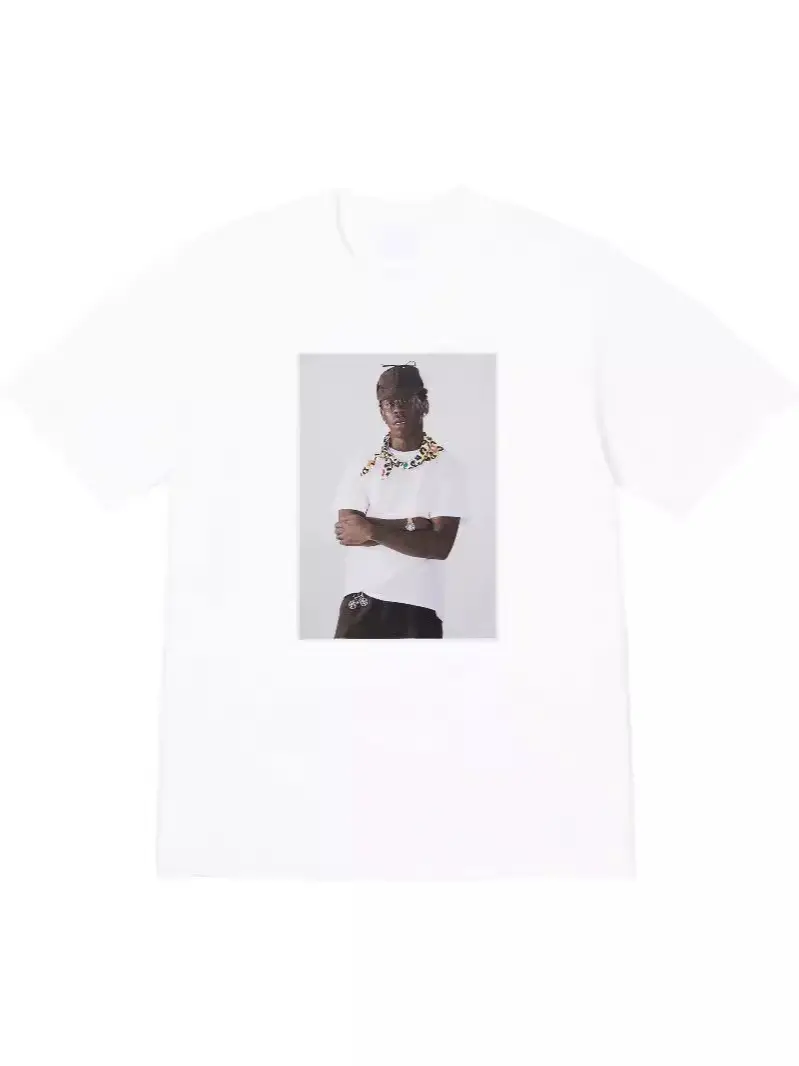 24FW Tyler The Creator Tee Tyler figure print short sleeve T-shirt men's and women's base shirt