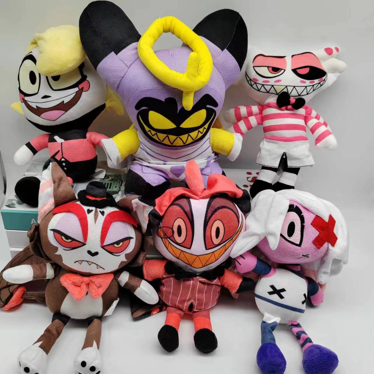 Hell Inn Plush Toy hazbin hotel Amazon Cross-border Hot Selling Evil Boss Clown Doll