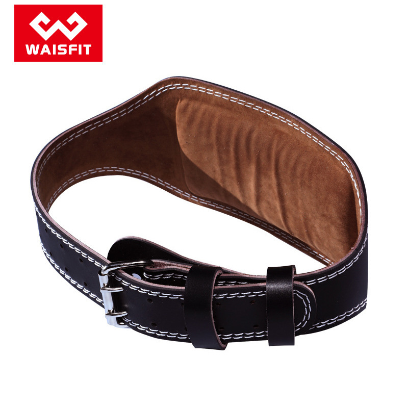 [Cross-border] Men's and women's professional squat belt belt weightlifting power lifting belt PU weightlifting fitness belt