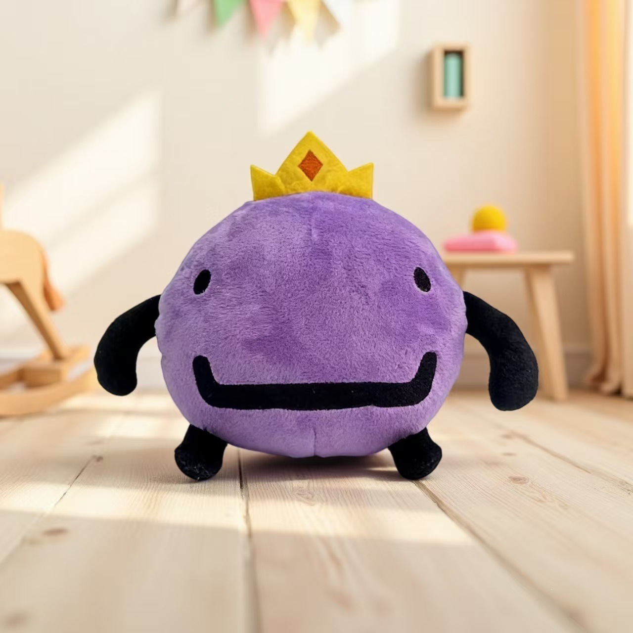 In-Stock Cross-Border Hot-Selling New Product Wembu Plush Game Merchandise Cute Purple Crown Plush Toy