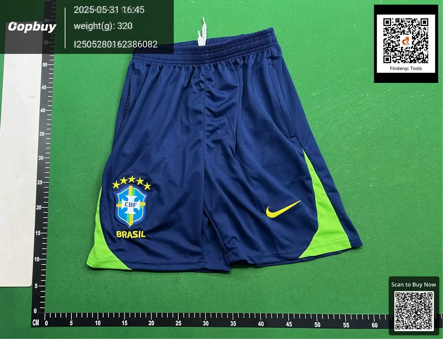 Nike Brazil National Team Football Shorts